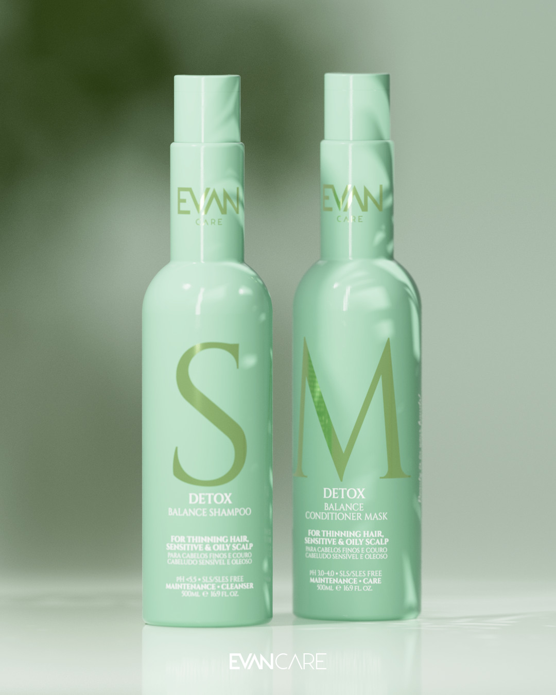 Evan Care Detox Balance Shampoo & Conditioner Mask