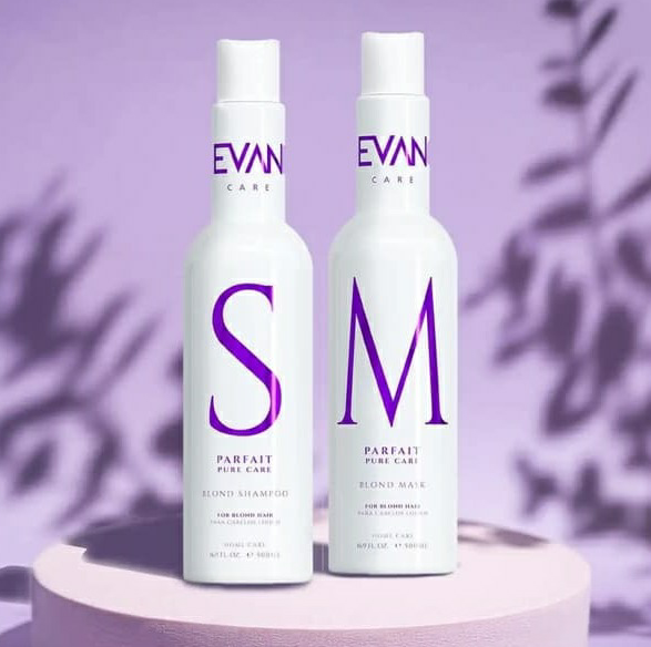 Evan Care Blond Shampoo & Conditioner Mask